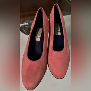 Pink Suede Nine West Pumps Size 7